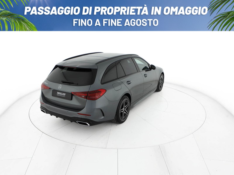 Mercedes Classe C SW sw 300 de phev amg line advanced auto ibrido grigio