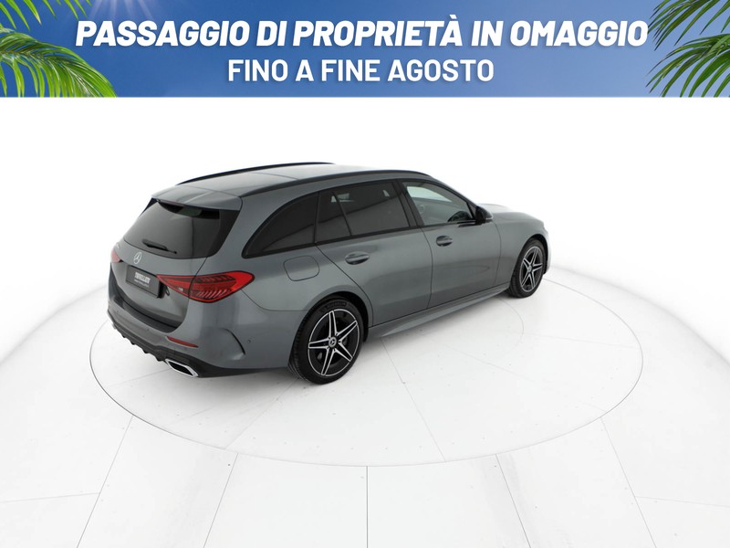Mercedes Classe C SW sw 300 de phev amg line advanced auto ibrido grigio