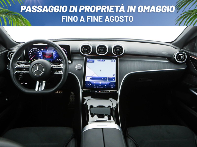 Mercedes Classe C SW sw 300 de phev amg line advanced auto ibrido grigio