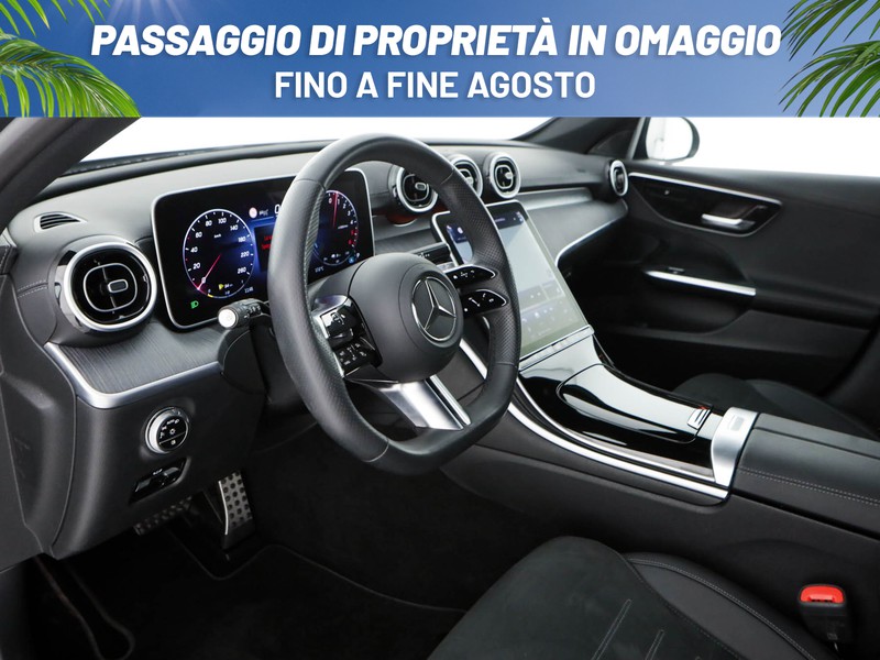 Mercedes Classe C SW sw 300 de phev amg line advanced auto ibrido grigio