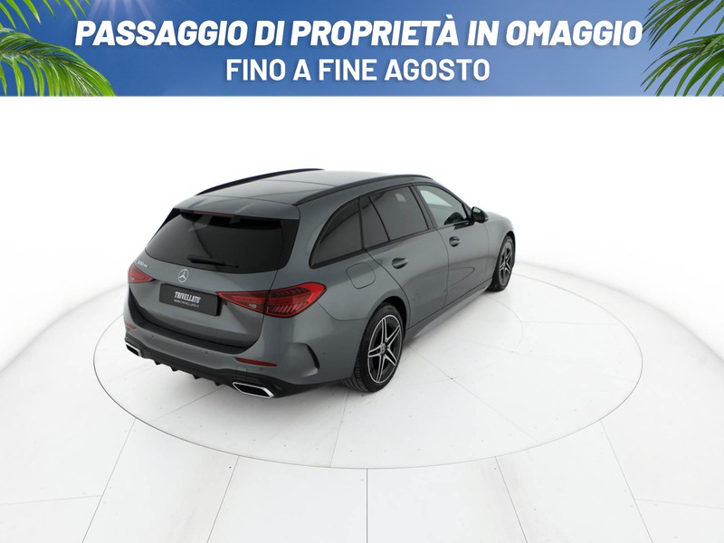 Mercedes Classe C SW sw 300 de phev amg line advanced auto ibrido grigio