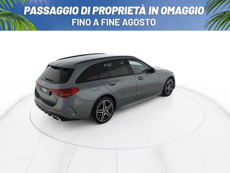 Mercedes Classe C SW sw 300 de phev amg line advanced auto ibrido grigio
