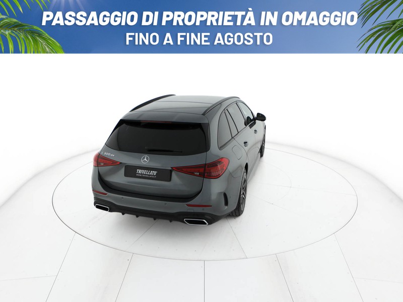 Mercedes Classe C SW sw 300 de phev amg line advanced auto ibrido grigio