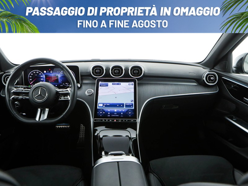 Mercedes Classe C SW sw 300 de phev amg line advanced auto ibrido grigio