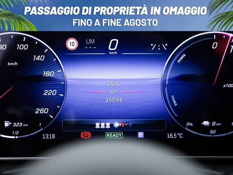 Mercedes Classe C SW sw 300 de phev amg line advanced auto ibrido grigio
