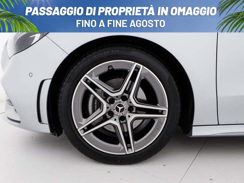 Mercedes Classe B 200 amg line premium auto ibrido argento