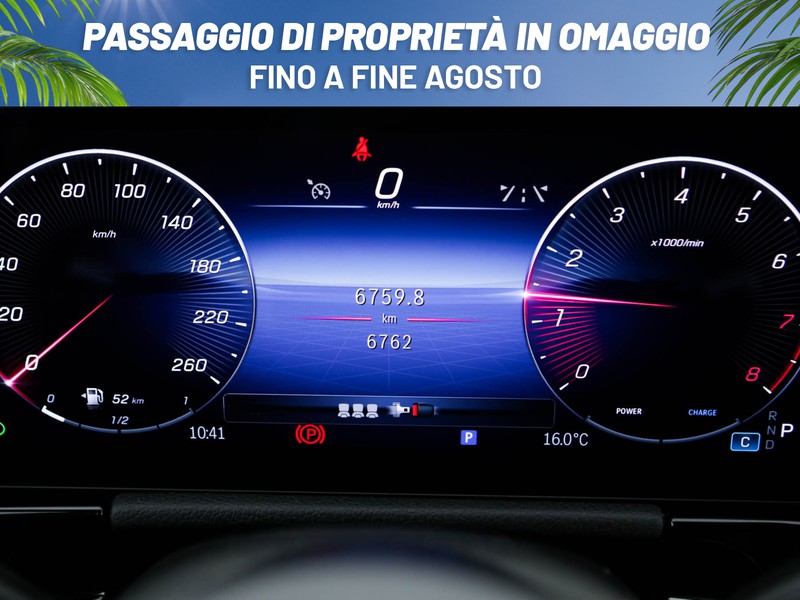 Mercedes Classe B 200 amg line premium auto ibrido argento