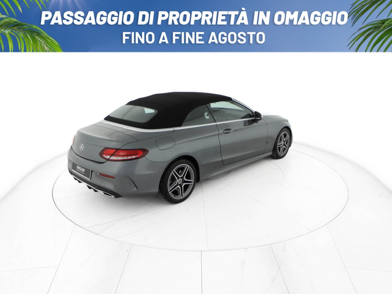 Mercedes Classe C Cabrio cabrio 220 d premium auto diesel argento