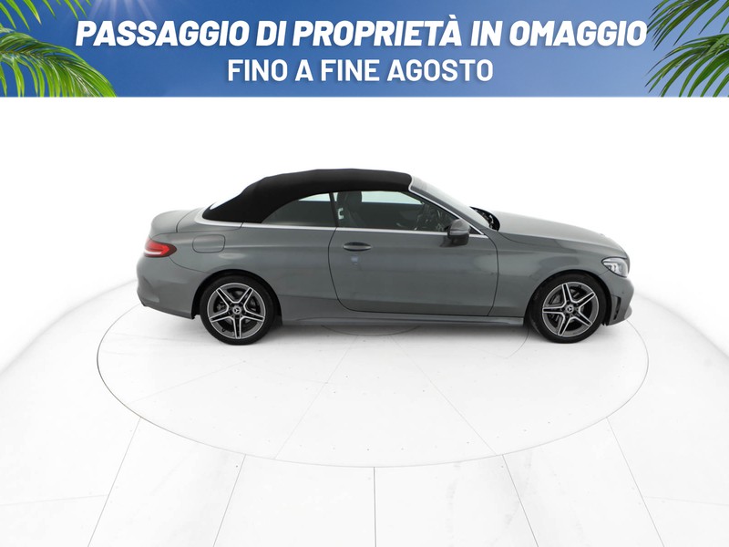 Mercedes Classe C Cabrio cabrio 220 d premium auto diesel argento