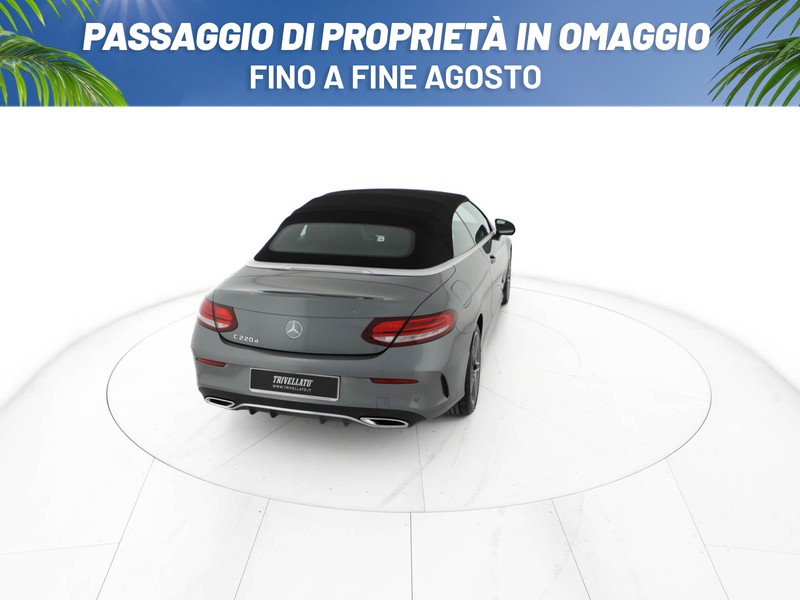 Mercedes Classe C Cabrio cabrio 220 d premium auto diesel argento