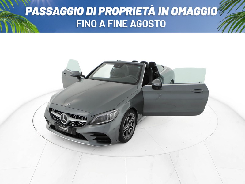 Mercedes Classe C Cabrio cabrio 220 d premium auto diesel argento