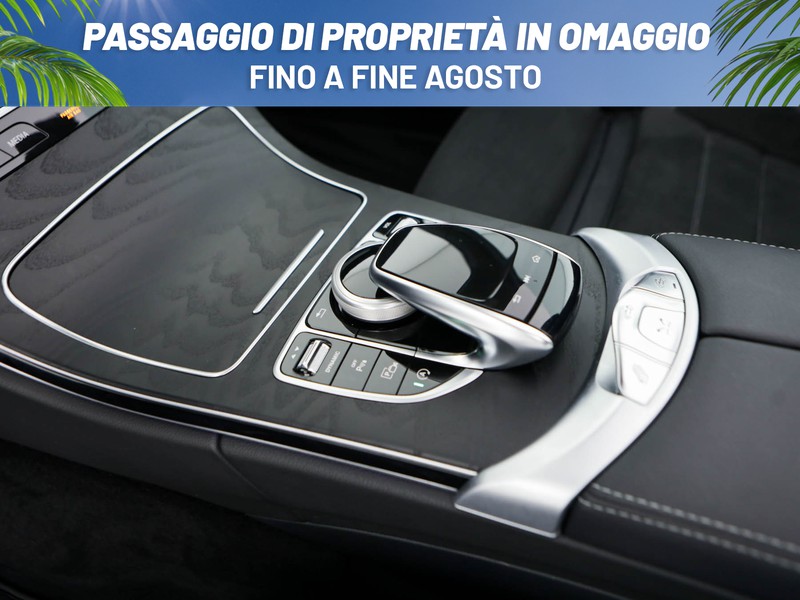 Mercedes Classe C Cabrio cabrio 220 d premium auto diesel argento