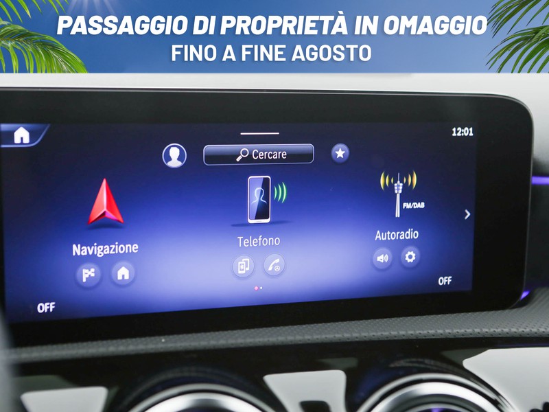 Mercedes Classe A 200 d amg line premium auto diesel bianco
