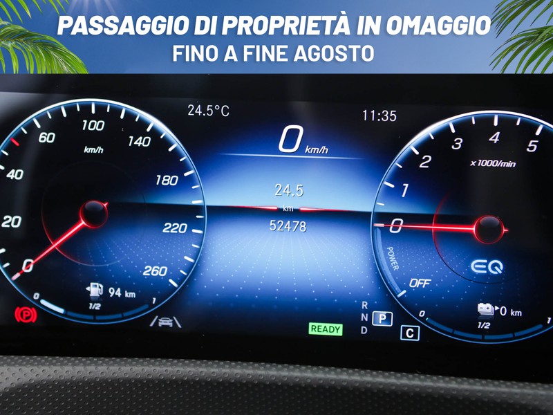 Mercedes Classe A 250 e phev (eq-power) sport auto ibrido nero
