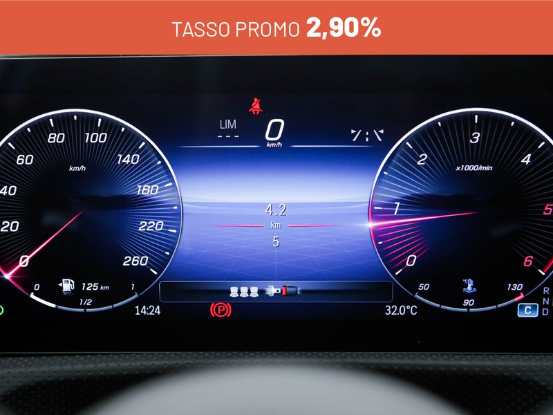 Mercedes Classe A 180 d amg line advanced plus auto diesel argento