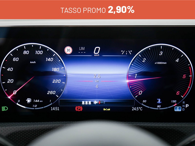 Mercedes Classe A 180 d amg line advanced auto diesel nero