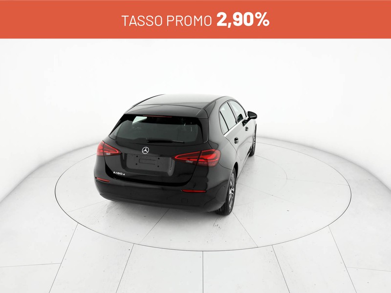 Mercedes Classe A 180 d advanced auto diesel nero