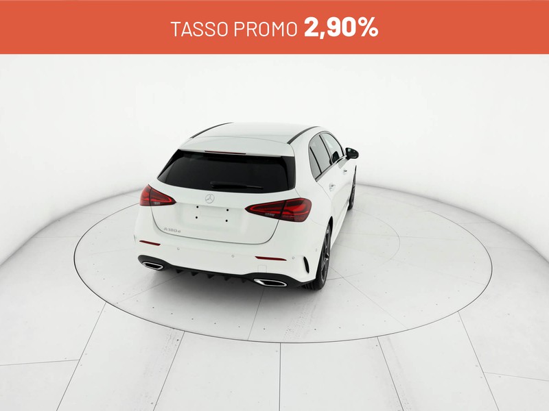 Mercedes Classe A 180 d amg line advanced plus auto diesel bianco