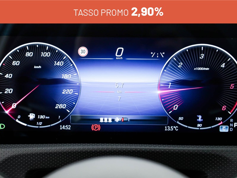 Mercedes Classe A 180 d amg line advanced plus auto diesel bianco