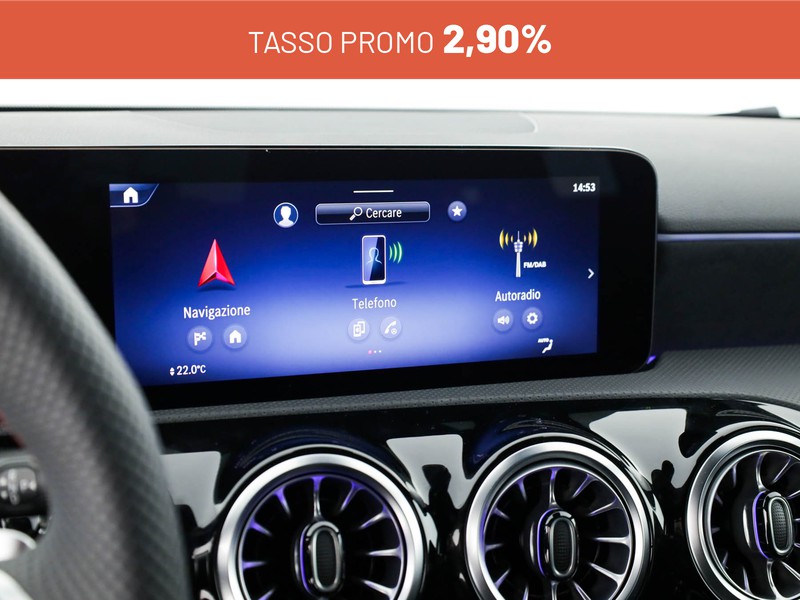 Mercedes Classe A 180 d amg line advanced plus auto diesel bianco