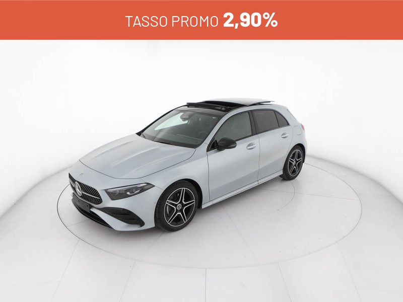 Mercedes Classe A 180 d amg line advanced plus auto diesel argento