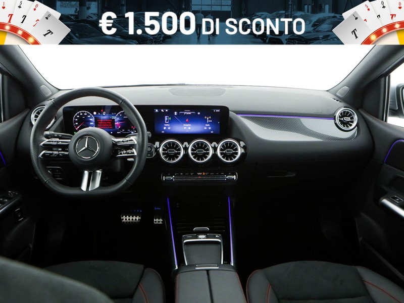 Mercedes Classe B 200 amg line premium auto ibrido argento