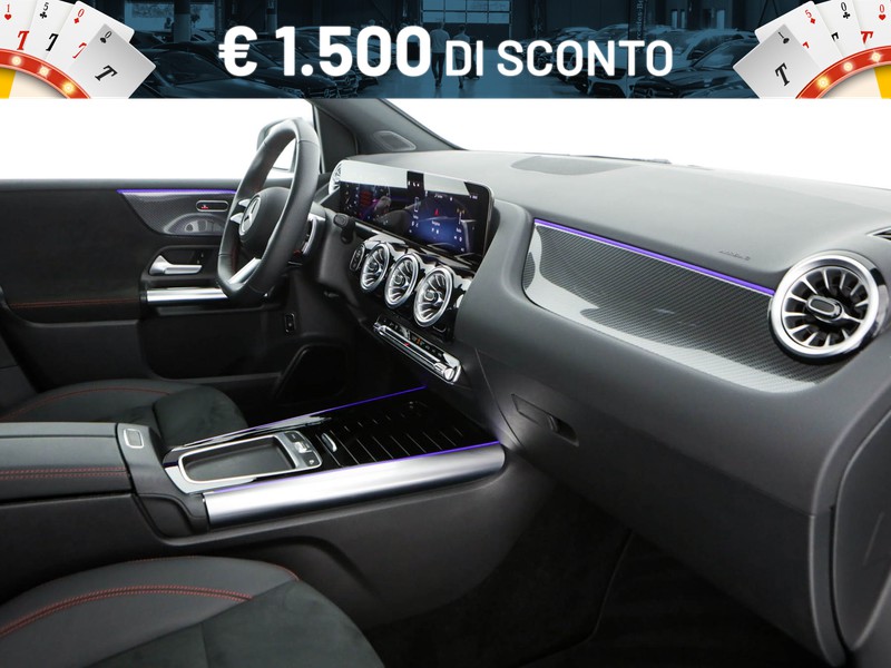 Mercedes Classe B 200 amg line premium auto ibrido argento
