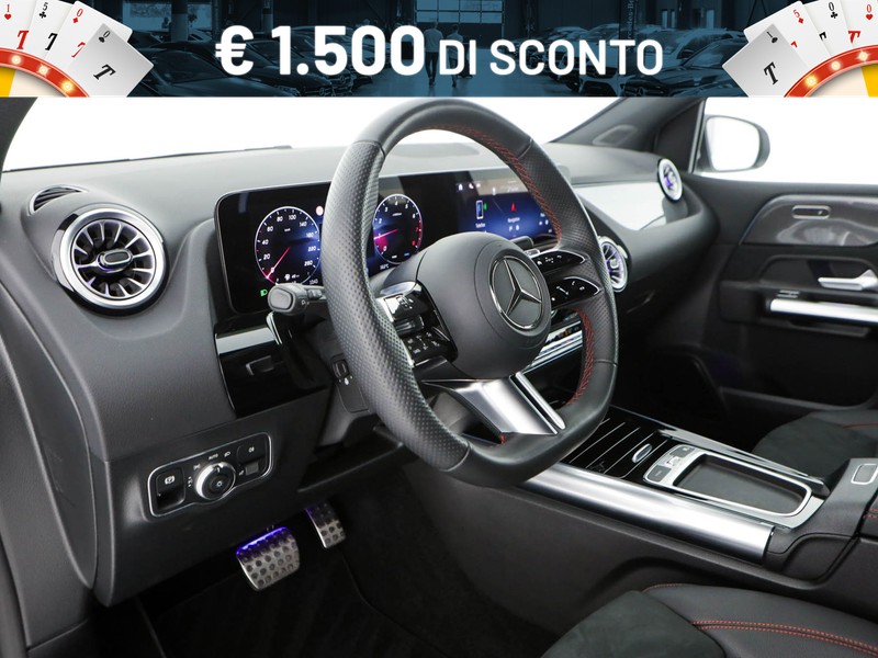 Mercedes Classe B 200 amg line premium auto ibrido argento
