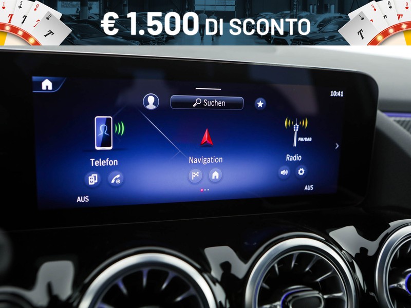 Mercedes Classe B 200 amg line premium auto ibrido argento