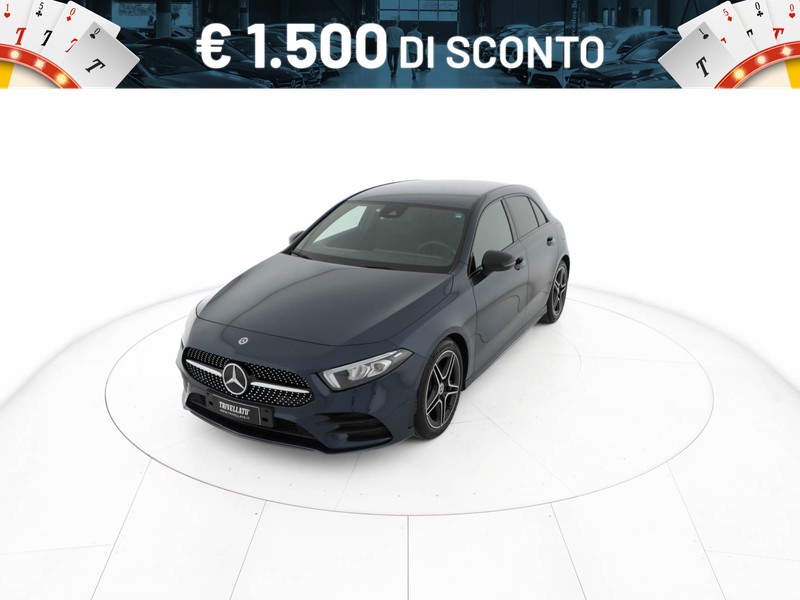 Mercedes Classe A 180 d premium auto diesel blu/azzurro