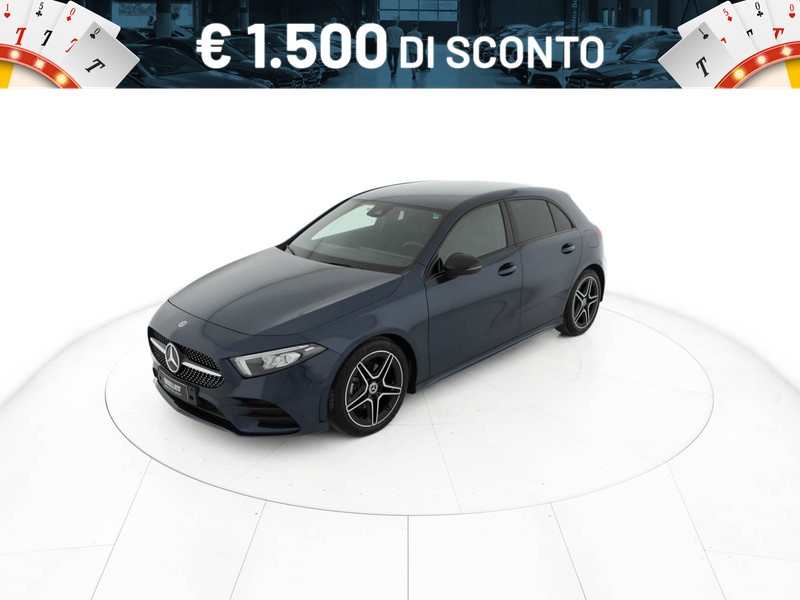Mercedes Classe A 180 d premium auto diesel blu/azzurro