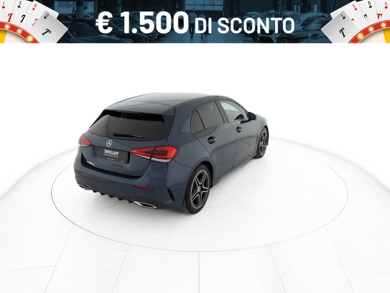 Mercedes Classe A 180 d premium auto diesel blu/azzurro