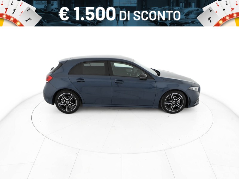 Mercedes Classe A 180 d premium auto diesel blu/azzurro