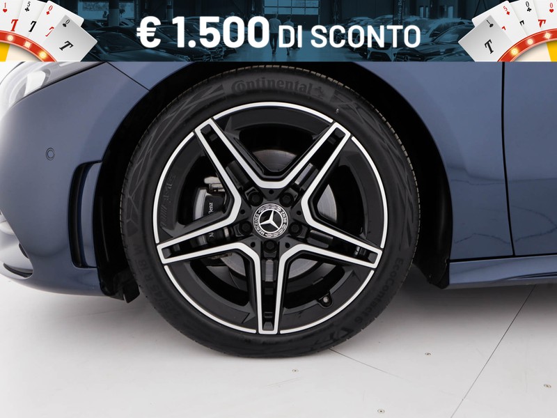 Mercedes Classe A 180 d premium auto diesel blu/azzurro