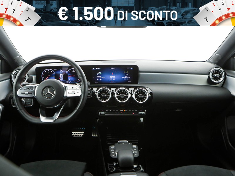 Mercedes Classe A 180 d premium auto diesel blu/azzurro