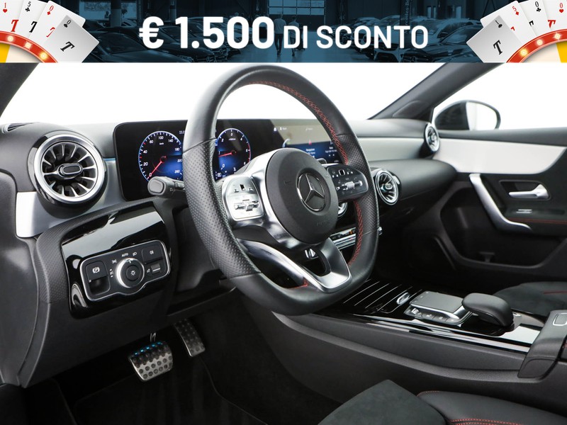 Mercedes Classe A 180 d premium auto diesel blu/azzurro