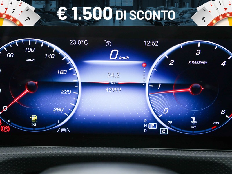Mercedes Classe A 180 d premium auto diesel blu/azzurro