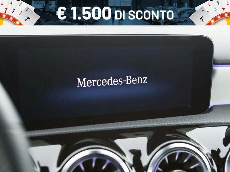 Mercedes Classe A 180 d premium auto diesel blu/azzurro