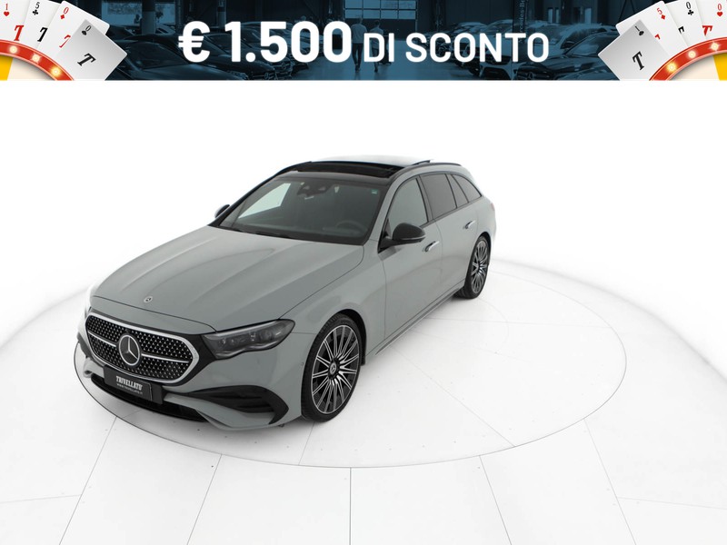 Mercedes Classe E SW sw 220 d amg line premium plus auto ibrido grigio