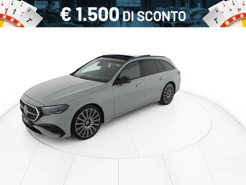 Mercedes Classe E SW sw 220 d amg line premium plus auto ibrido grigio
