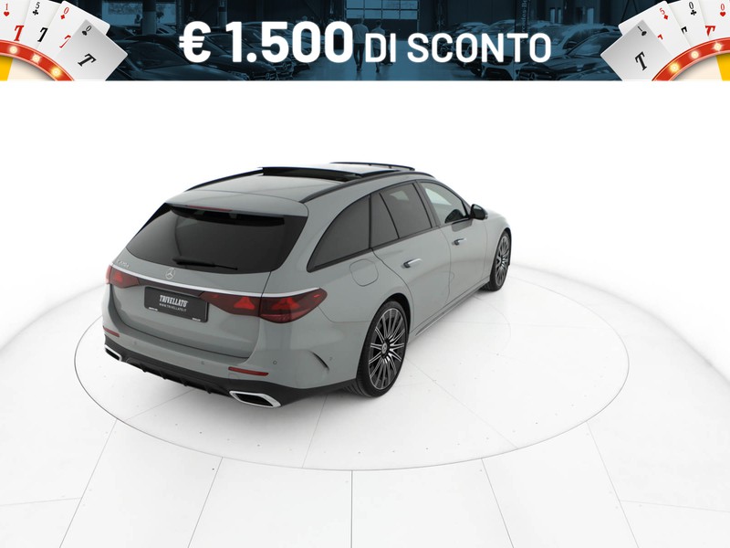 Mercedes Classe E SW sw 220 d amg line premium plus auto ibrido grigio