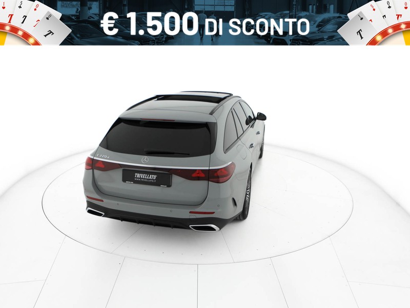 Mercedes Classe E SW sw 220 d amg line premium plus auto ibrido grigio