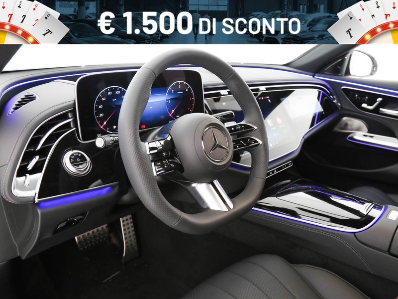 Mercedes Classe E SW sw 220 d amg line premium plus auto ibrido grigio