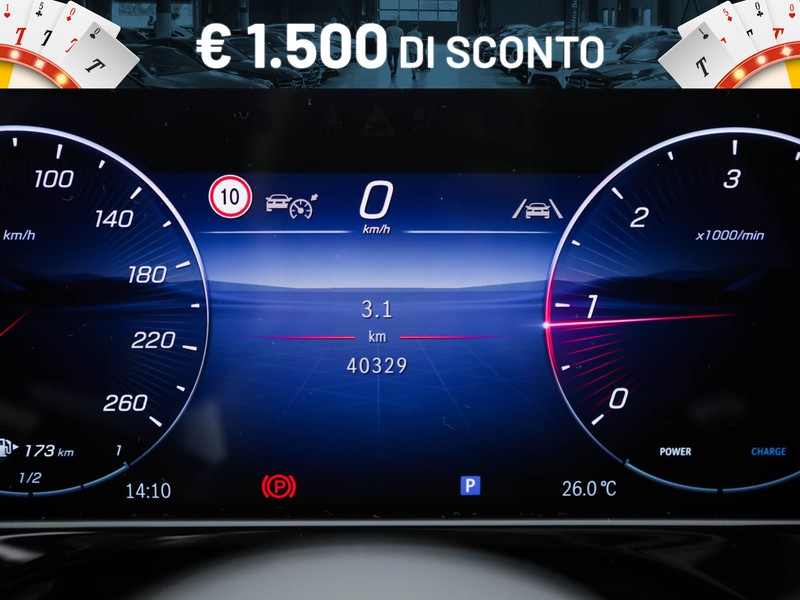 Mercedes Classe E SW sw 220 d amg line premium plus auto ibrido grigio