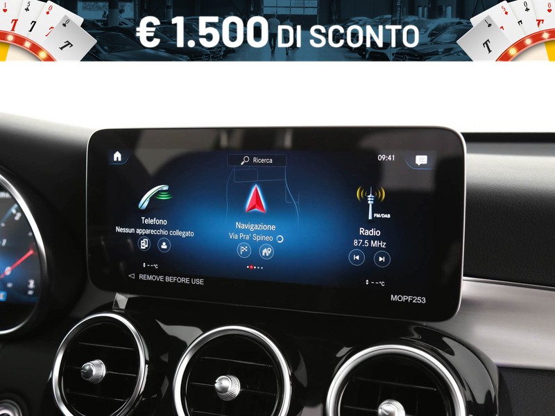 Mercedes GLC 220 d premium 4matic auto diesel argento