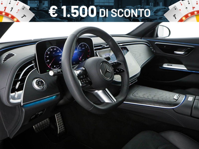 Mercedes Classe E SW sw 220 d amg line advanced auto ibrido grigio