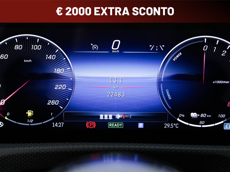 Mercedes Classe A 250 e phev progressive advanced auto ibrido bianco