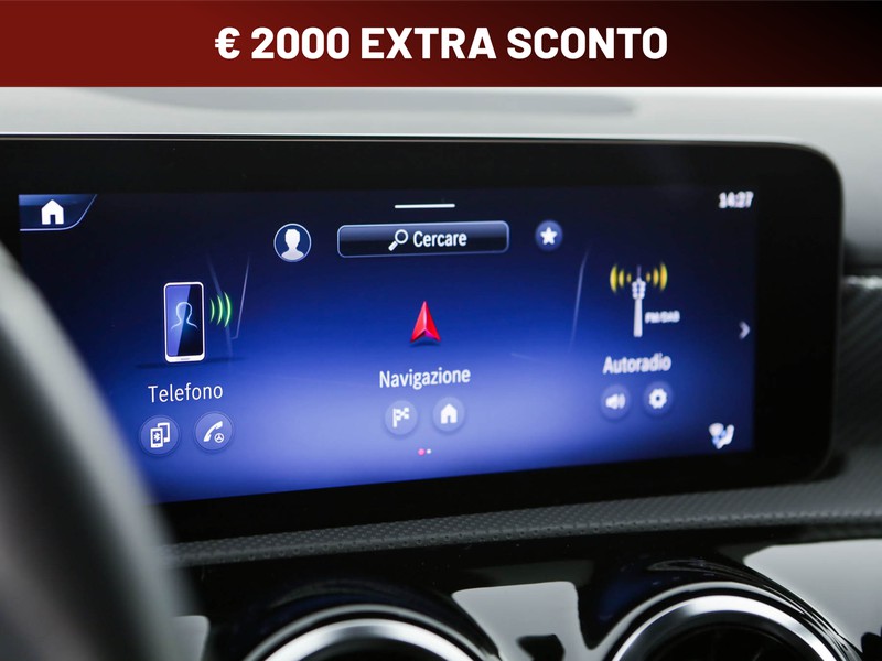 Mercedes Classe A 250 e phev progressive advanced auto ibrido bianco