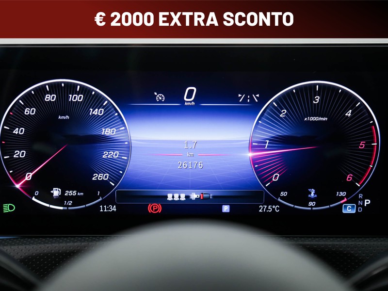 Mercedes Classe A 180 d amg line premium auto diesel nero