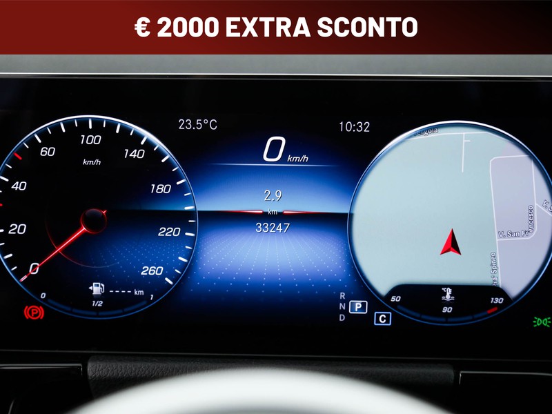 Mercedes GLA 200 d sport plus auto diesel blu/azzurro